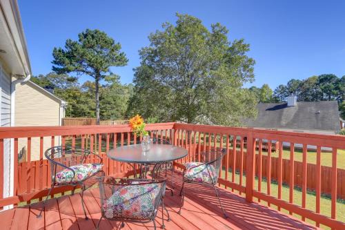 Riverdale House | Spacious Georgia Home with Deck, Grills and Fireplace!
