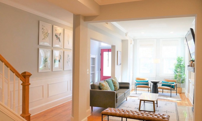 Northeast House | Spacious Historic Home in Vibrant H Street Corridor, Patio + Grill!