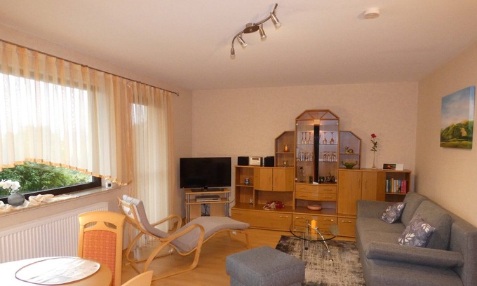 Gersfeld Apartment | Spacious holiday apartment (60 sqm) for two people with a private terrace