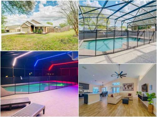 Minneola House | Spacious Home - Heated LED Pool & Ping Pong