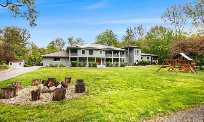 Saint Joseph House | Spacious home with game room, hot tub, fireplace, fast WiFi & home theater