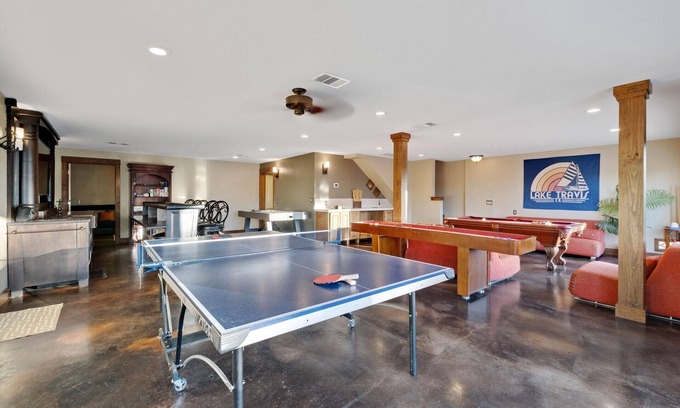 Point Venture House | Spacious Lake Travis retreat with stunning views and huge gameroom!