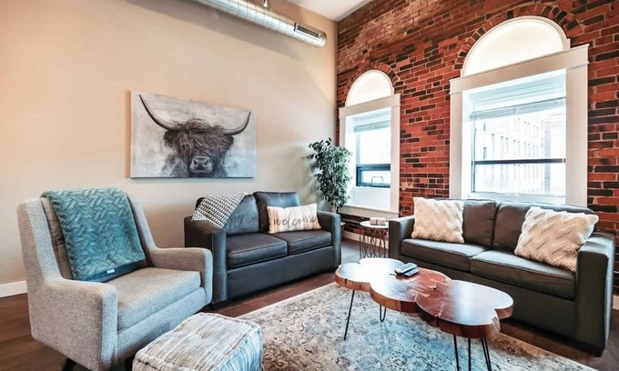Historic Downtown La Crosse Apartment | Spacious Loft in Downtown La Crosse