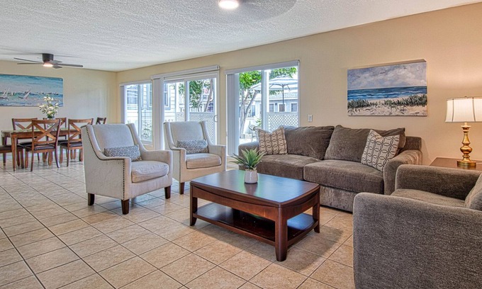 West Newport Apartment | Spacious Lower unit just 2 houses from the sand!