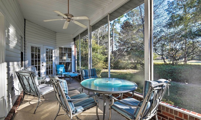 Milton House | Spacious Milton House w/Porch - on Golf Course!