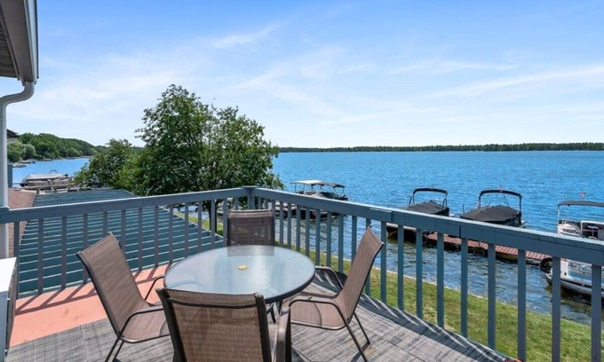 Mayfield Apartment | Spacious multi-level suite with Fife lake views