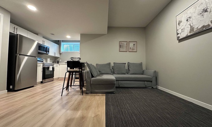 Northeast Edmonton House | Spacious new basement suite in a quiet neighbourhood (Private side entrance)