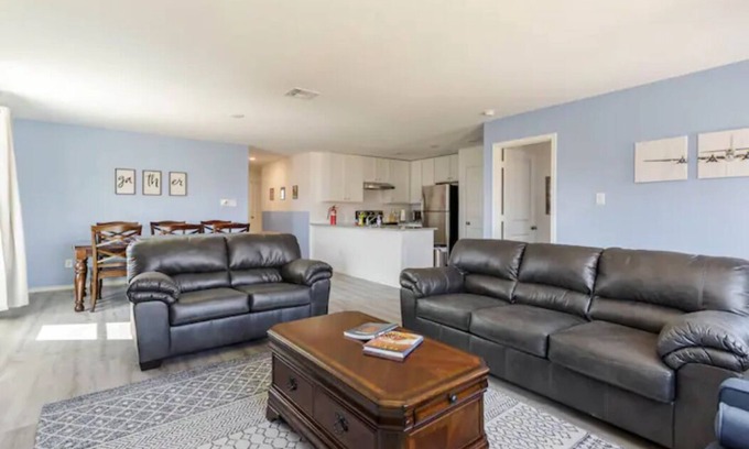 Southside House | Spacious, NEW Home with Gorgeous Edison Patio