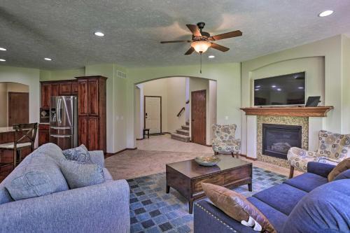 Millard House | Spacious Omaha Home with Expansive Yard and Patio