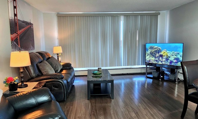 Red Deer Condo | Spacious One Bedroom Condo Great Location in Red Deer in Clean Quiet Building