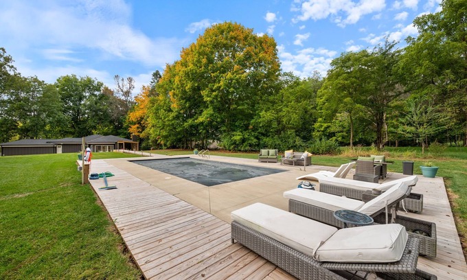 West Lafayette House | Spacious Retreat with Pool, Perfect for Large Groups, Sleeps 16+ Close to Purdue