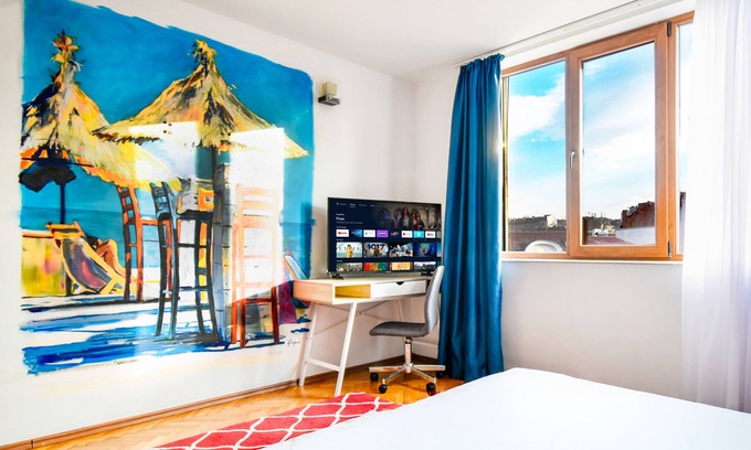 Sofia City Center Apartment | Spacious Room in the Center - King Bed + Smart TV