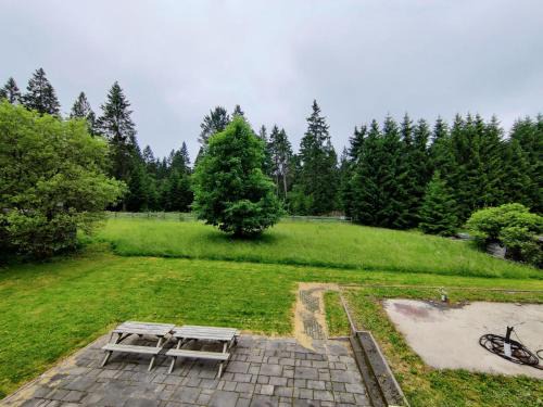 Friedrichshoehe House | Spacious semi-detached house with wood stove located directly on the Rennsteig