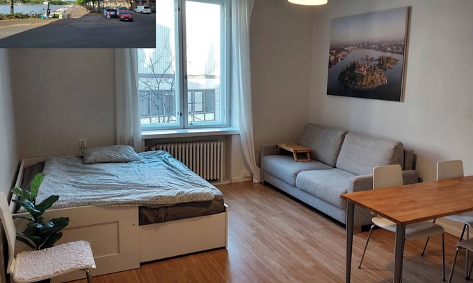Kallio Apartment | Spacious studio apartment by the sea 41 m2