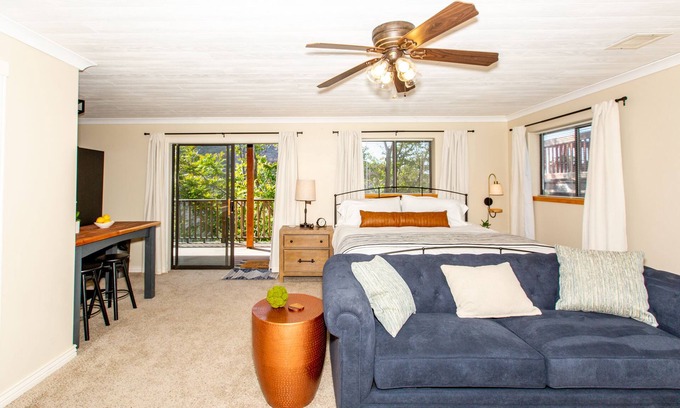 Jerome Apartment | Spacious Studio with a Kitchenette, Private Deck, Firepit in Historic Jerome