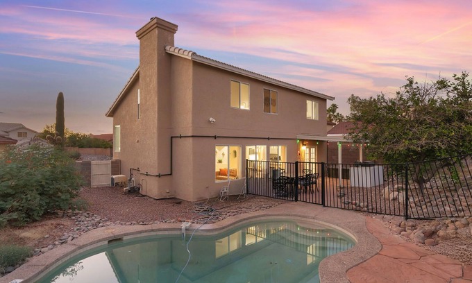 Tucson House | Sparkling Pool | Grill | Pool | Downtown