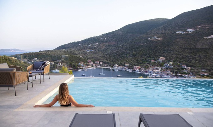 Sivota House | Special Offer! Luxurious Villa Roya with Private Pool & Sea Views