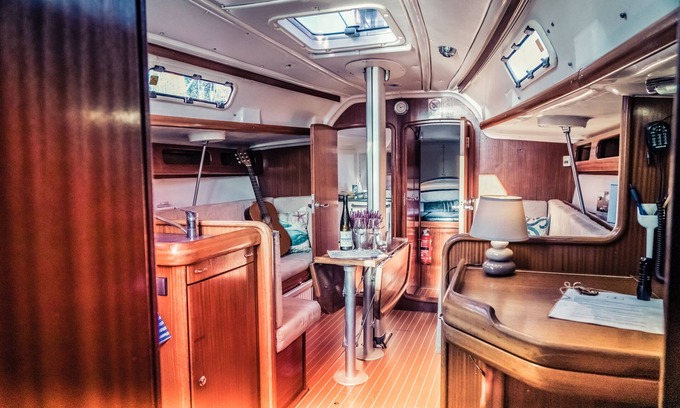 Uberseestadt Boat Rental | Special overnight adventure on sailing yacht in Bremen.