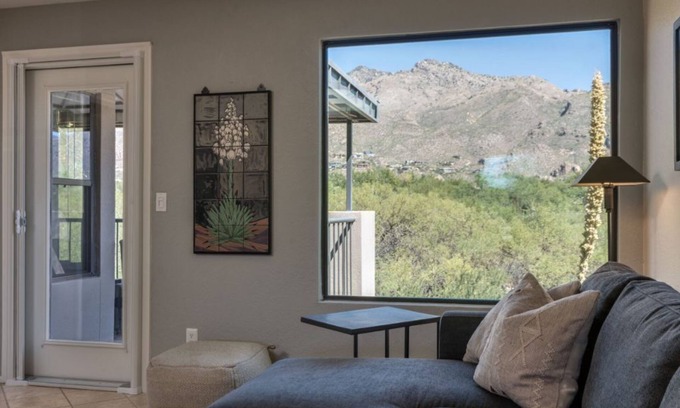 Tucson Condo | Spectacular Mountain View! Private Second Floor, Two Bedroom, two bath Condo