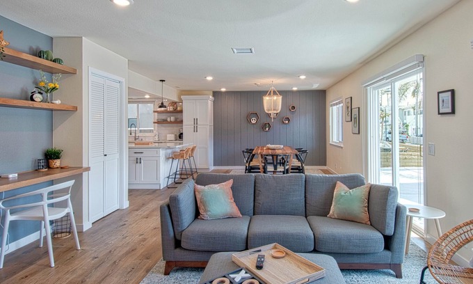 Balboa Peninsula Condo | Spectacular ocean views await you from the large patio at this newly remodeled lower unit!