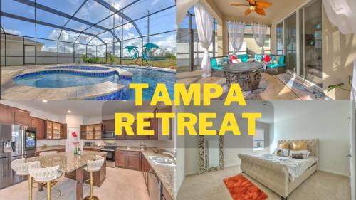 Balm House | SPECTACULAR RETREAT 5BD 12 PPL Hotspot In The Heart Of Tampa