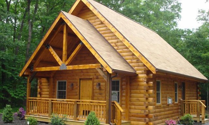 New Columbia Cabin | Spruce Run Hideaway, Log Cabin Alone On 245 Acres Of Forest, Lewisburg Pa