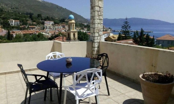 Agia Efimia House | Spyros House, 3 bedrooms, amazing sea view in Agia Efimia