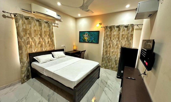 Mothilal Nagar Apartment | Sri Apt Homestay Cozy Studio 2 Guests