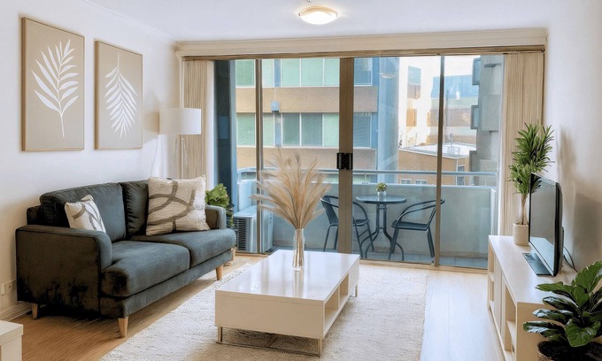 Wollstonecraft Apartment | St Leonards- LN409 Atchison Street - Spacious 1BR + Study with Balcony Parking Near St Leonards Station