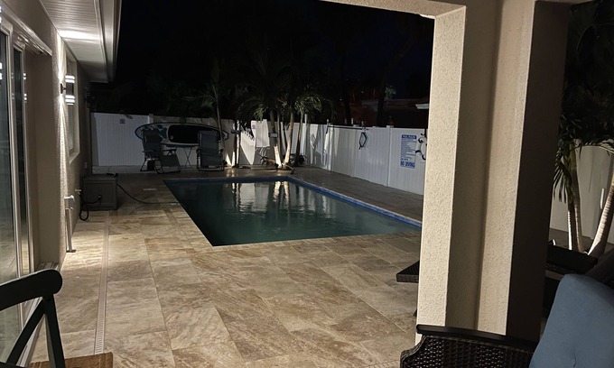 St. Pete Beach House | St Pete Beach Home with swimming pool located steps away from the Sandy Beach