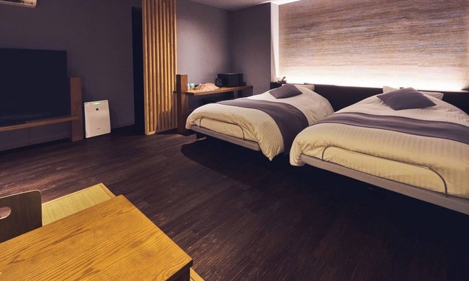 Oita Hotel | Standard 1 night without meals5th and 6th floors JapaneseWestern style twin room/Oita Ōita
