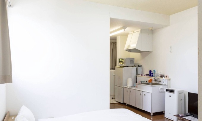 Fujikawaguchiko Apartment | Standard twin room double bed x 2 up to 4 peopl/Minamitsuru-gun Yamanashi