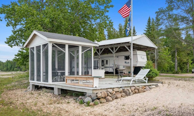 Carp Lake Cottage | Stans RV on Lake Michigan