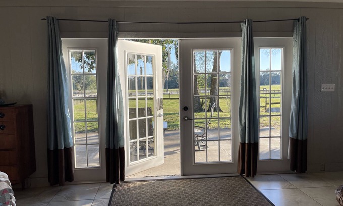 Fellowship Apartment | Stay and Ride Romantic ‘King Suite Plus” with Deck on a Dude Ranch. Horses!