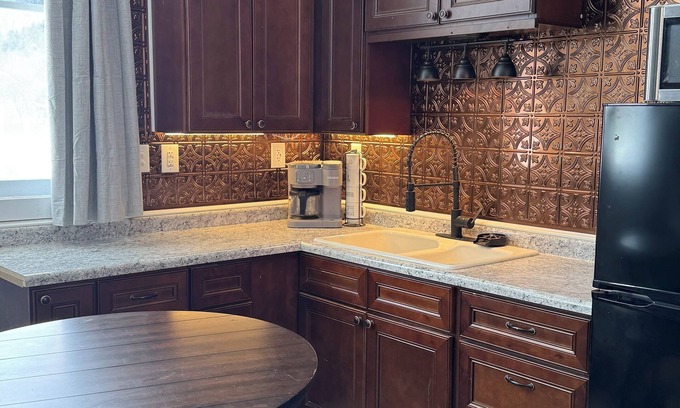 Wolverine House | Stay at this train depot built in 1906 renovated with modern amenities.
