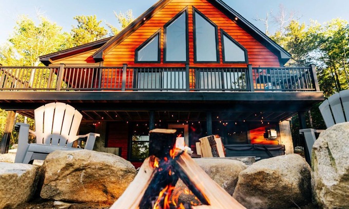 Bryant Pond Ski Chalet | Stay cool with AC! Summer special 20% off. Get a fifth night free!