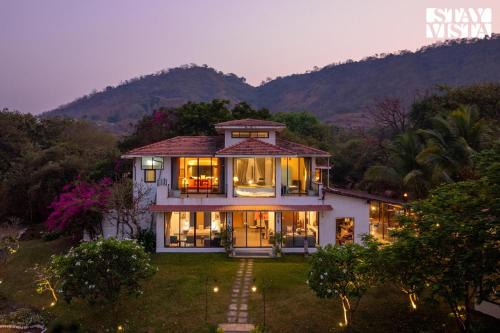 Alibaug Villa | StayVista's House Below The Hill - A stylish Mountain-view villa with Pool and Games room