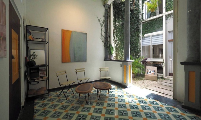 Ciudad Nueva Apartment | Steel-Loft Studio 02 - cozy, king-size-bed, sea-view terraces, AC, work WiFi-120