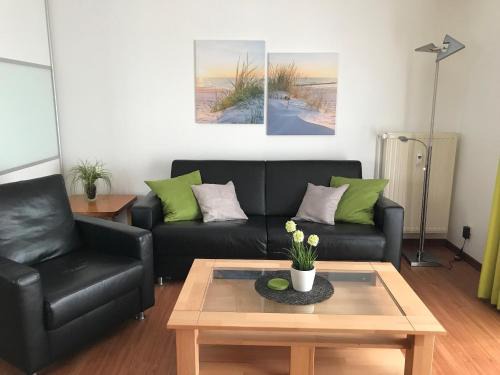 Stein Apartment | Steiner Strandappartements Appartement 210 Südseite mit seitlichem Meerblick
