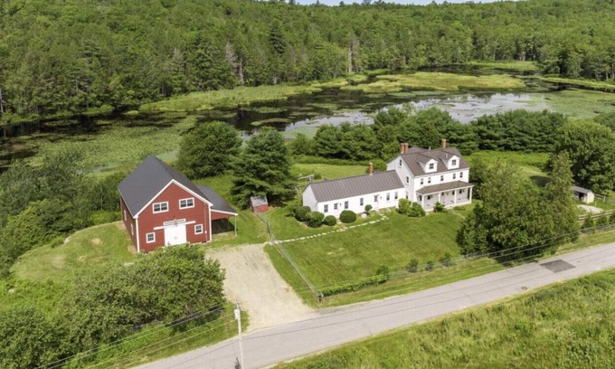 Boothbay House | Step Back in Time with Modern Comforts: Historic 1820s Farmhouse on Wade Pond