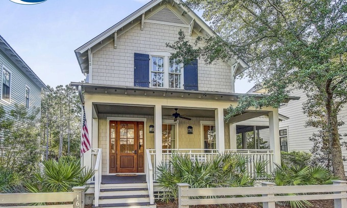 Forest District House | Steps from Lazy River at Camp WaterColor | 164 Pond Cypress | Luxurious Decor | 4 BR, Slps 10