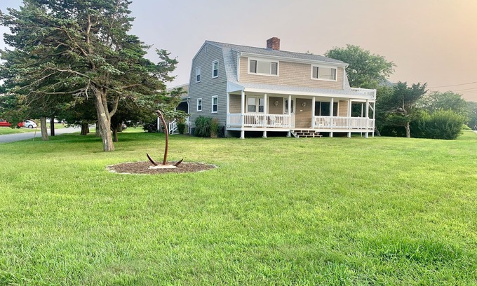 Barnstable House | Steps to a Private Beach - Renovated w/Ocean Views, A/C, 3 Decks & Fully Stocked