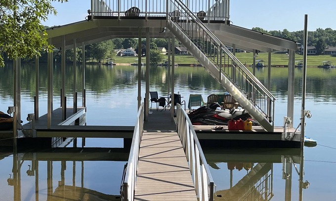 Lake Ranch Estates House | Steps to Lake, Beach, New Dock with Wide water views. Perfect Family Vaca spot!