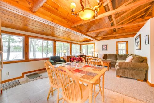 Levering House | Steps to Lakefront Dog-Friendly Cabin in Levering