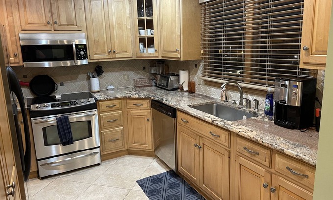 Margate City Condo | Steps to the Beach - Huge Deck and Renovated
