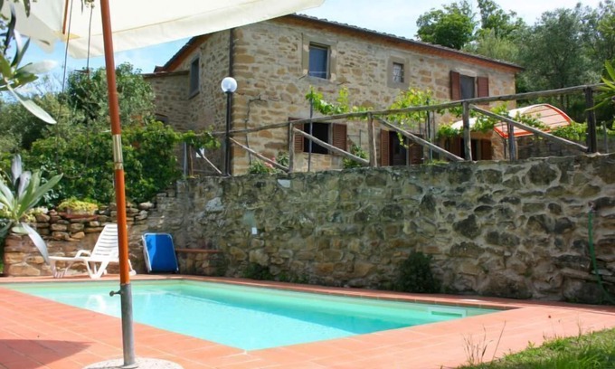 San Pietro a Cegliolo Villa | Stone farmhouse with private swimming pool, hilly, panoramic and quiet position, surrounded by silve