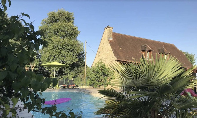 Plazac House | Stone house with swimming pool and large garden