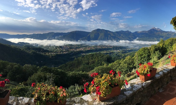 Barga Villa | Stone Villa on Front Edge of 2000 Year Old Tuscan Hilltop Village