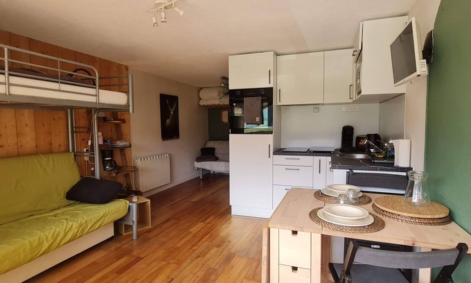 Campan Apartment | Studio 5 pers face au lac payolle et dupic du midi