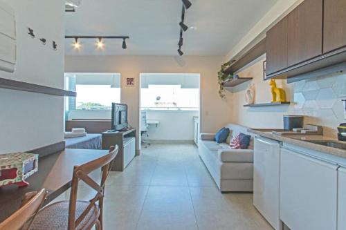 Santo Amaro Apartment | Studio 517 - Perfeito para viagens e negócios - Próximo a Hípica, TransamericaExpoCenter, Autódromo Interlagos, Vibra, Consulado EUA e CGH